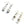 Load image into Gallery viewer, 036 - 07 Beaded Earrings - Shell Cavé Studio - Painted Door on Main