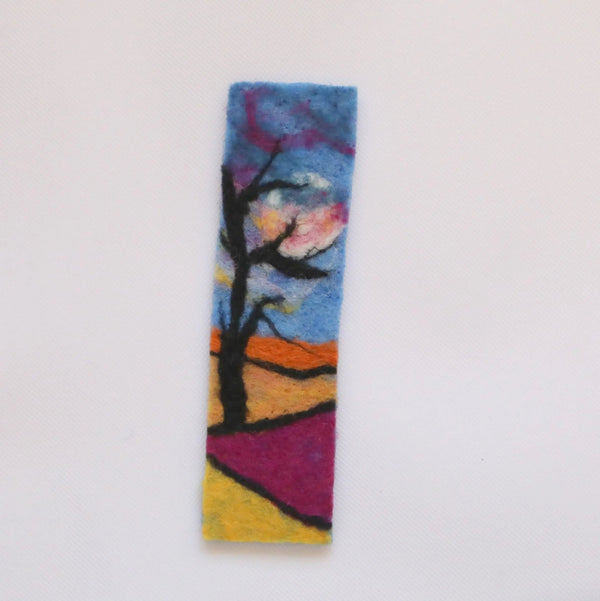 116 - 05 Felted Bookmarks - Elaine Grandon Fibre Arts - Painted Door on Main