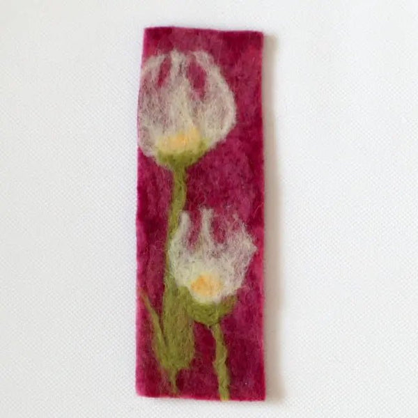 116 - 05 Felted Bookmarks - Elaine Grandon Fibre Arts - Painted Door on Main