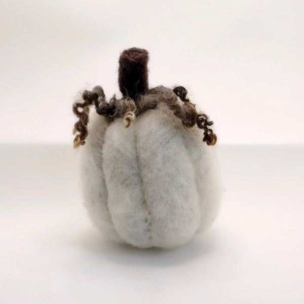 116 - 12 Felted Pumpkins - Elaine Grandon Fibre Arts - Painted Door on Main