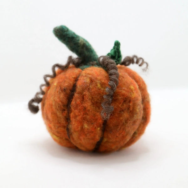 116 - 12 Felted Pumpkins - Elaine Grandon Fibre Arts - Painted Door on Main