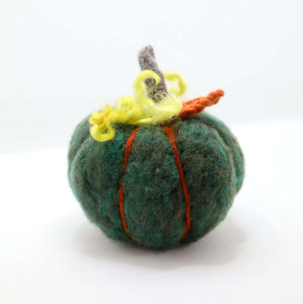 116 - 12 Felted Pumpkins - Elaine Grandon Fibre Arts - Painted Door on Main