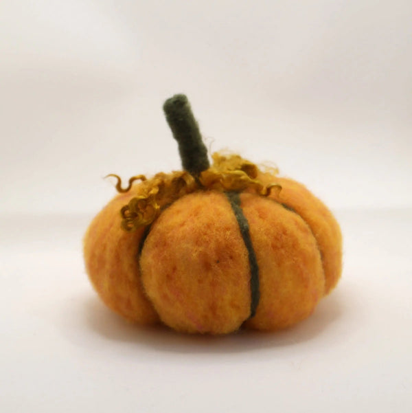 116 - 12 Felted Pumpkins - Elaine Grandon Fibre Arts - Painted Door on Main