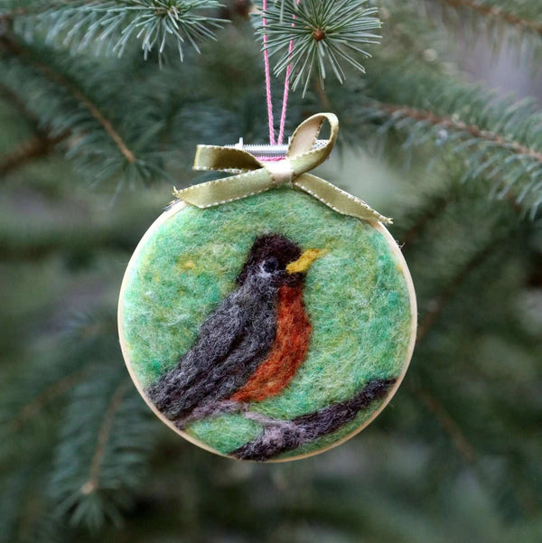 116 - 20 Embroidery Hoop Ornaments - Elaine Grandon Fibre Arts - Painted Door on Main