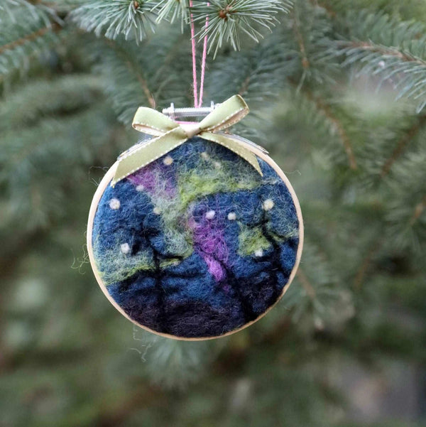 116 - 20 Embroidery Hoop Ornaments - Elaine Grandon Fibre Arts - Painted Door on Main