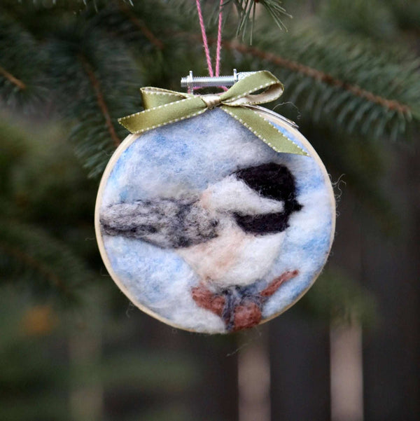 116 - 20 Embroidery Hoop Ornaments - Elaine Grandon Fibre Arts - Painted Door on Main