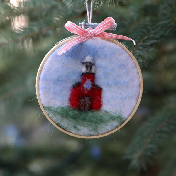 116 - 20 Embroidery Hoop Ornaments - Elaine Grandon Fibre Arts - Painted Door on Main