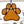 Load image into Gallery viewer, 134 - 01 Glass Paw Prints - Tevlan Glass - Painted Door on Main