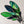 Load image into Gallery viewer, 876 - 08 Glass Feathers - A Touch of Glass - Painted Door on Main