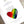 Load image into Gallery viewer, 879 - 02 Fused Glass Rainbow Hug Heart - Haven Glass Studio - Painted Door on Main