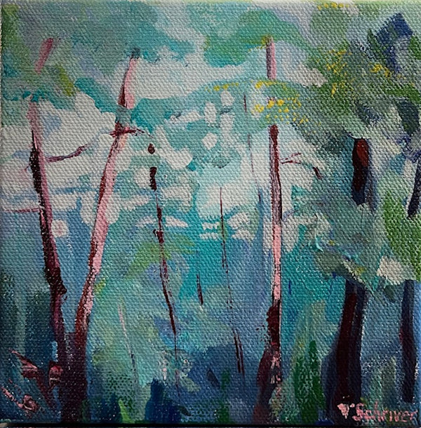 111-08 Acrylic Original Art 6x6" - Betty Schriver Art