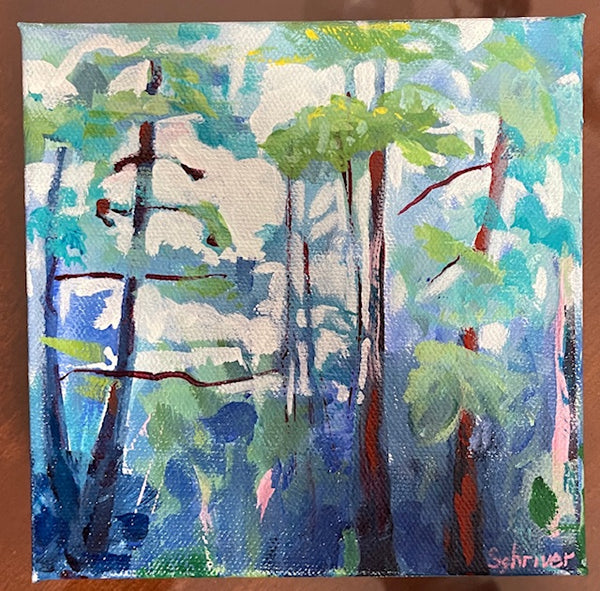 111-08 Acrylic Original Art 6x6" - Betty Schriver Art