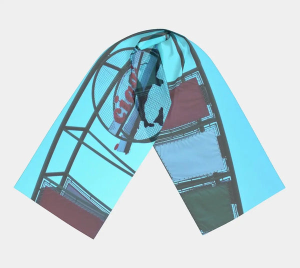 007 - 23 Long Scarves - Ealanta Art Wear - Painted Door on Main