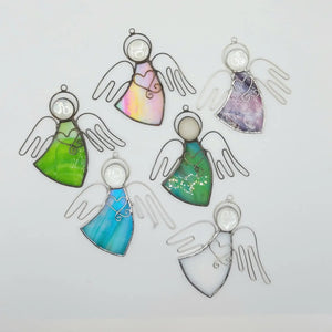 009-24 Glass Angel Ornaments - A Touch of Glass freeshipping - Painted Door on Main Gift & Gallery