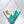 Load image into Gallery viewer, 876 - 12 Diamond Mountains - A Touch Of Glass - Painted Door on Main