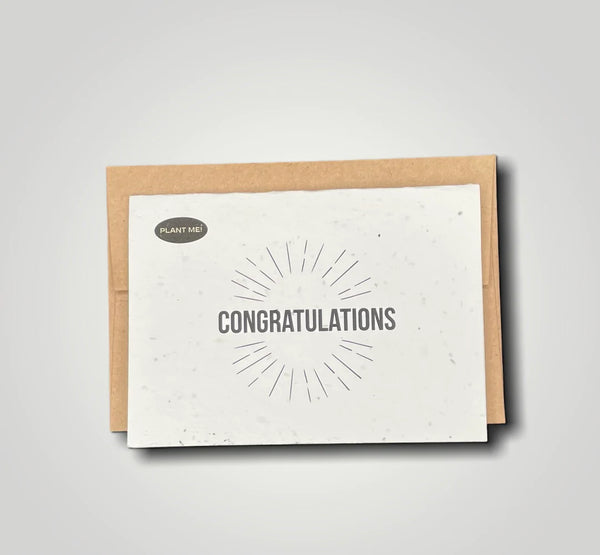 821-02 Congratulations Cards - Plantable Greetings