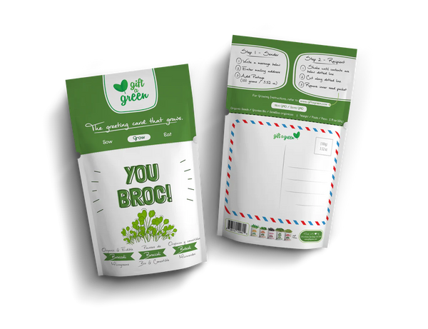 825-05 You Broc Card - Gift a Green