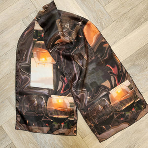 007 - 23 Long Scarves - Ealanta Art Wear - Painted Door on Main