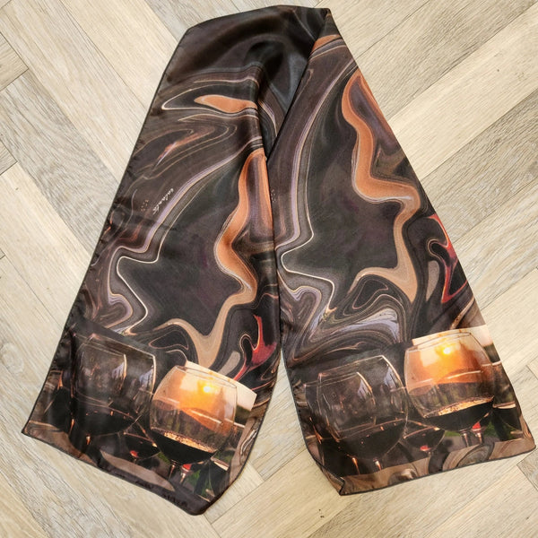 007 - 23 Long Scarves - Ealanta Art Wear - Painted Door on Main