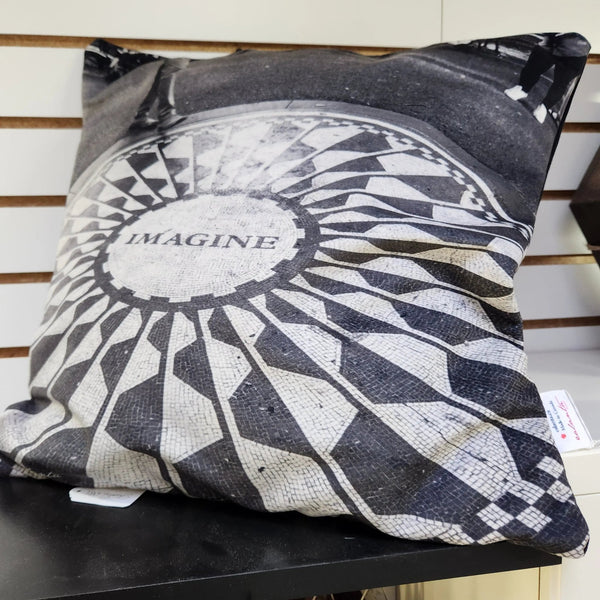 007 - 31 Throw Pillow (16x16) - Painted Door on Main