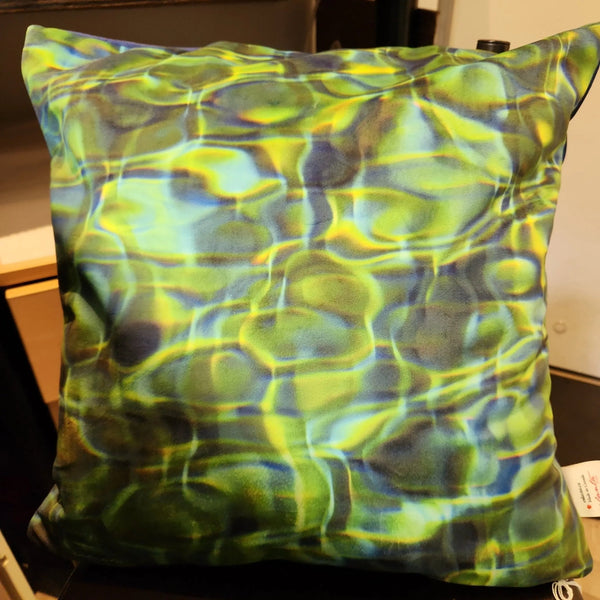 007 - 31 Throw Pillow (16x16) - Painted Door on Main