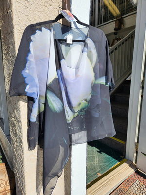 Kimono Wrap - Ealanta Art Wear - Painted Door on Main