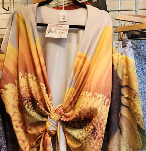 Kimono Wrap - Ealanta Art Wear - Painted Door on Main
