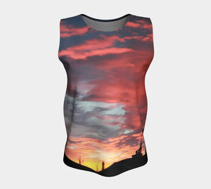 Sleeveless Tops (Medium) - Ealanta Art Wear - Painted Door on Main