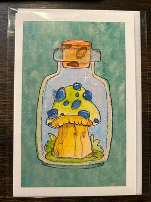 Whimsical Watercolour Greeting Cards - Painted Door on Main - 032 Sweet Bean Art