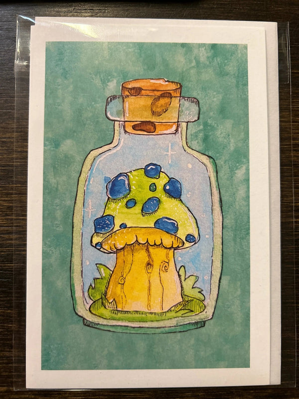 032 - 95 Watercolour Notecards - Jasper & Rae - Painted Door on Main