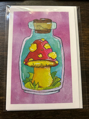 Whimsical Watercolour Greeting Cards - Painted Door on Main - 032 Sweet Bean Art