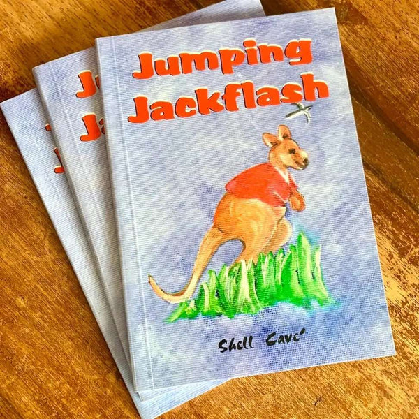 036 - 03 Jumping Jackflash Book - Shell Cavé Studio - Painted Door on Main