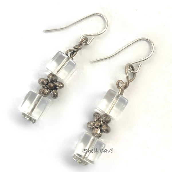 036 - 07 Beaded Earrings - Shell Cavé Studio - Painted Door on Main