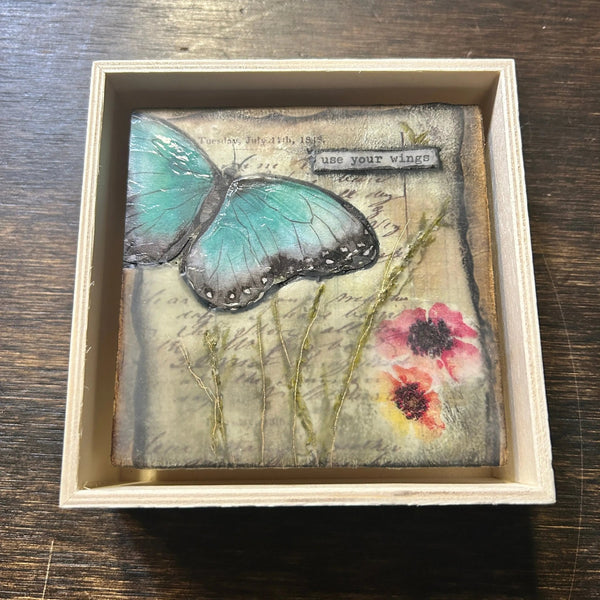 039 - 10 Beeswax Painting (Smalls) - Wanna Bee Art - Painted Door on Main