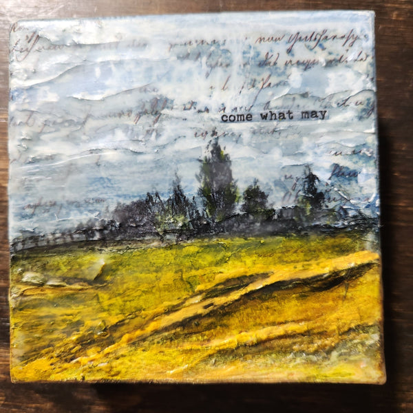 039 - 10 Beeswax Painting (Smalls) - Wanna Bee Art - Painted Door on Main