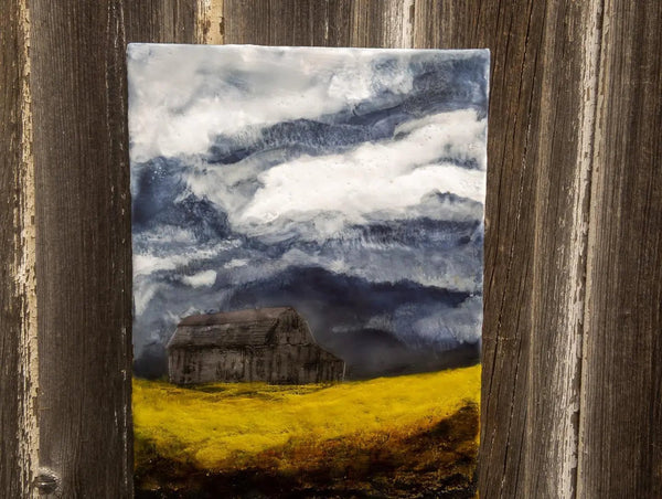 039 - 15 Beeswax Paintings (9x12") - Wanna Bee Art - Painted Door on Main