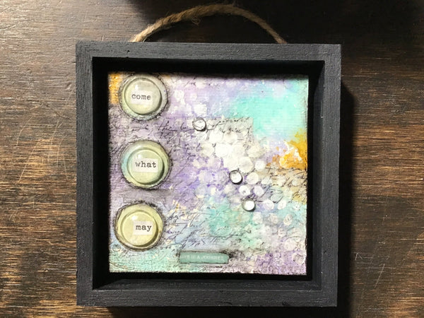 039 - 20 Mixed Media Paintings - Wanna Bee Art - Painted Door on Main
