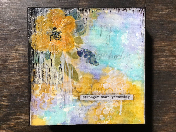 039 - 20 Mixed Media Paintings - Wanna Bee Art - Painted Door on Main