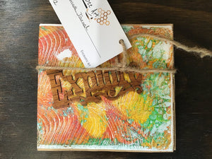 039 - 65 Travel Journal - Wanna Bee Art - Painted Door on Main