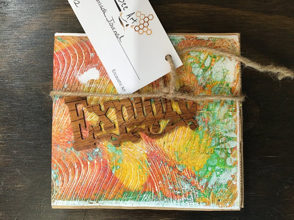 039 - 65 Travel Journal - Wanna Bee Art - Painted Door on Main