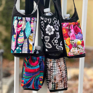 042 - 20 Stay Hydrated Bottle Sling - Sheila’s Satchels - Painted Door on Main