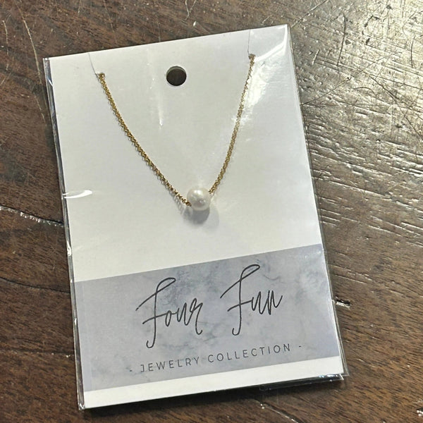 058 - 08 Gold - Filled Necklaces - Four Fun Jewelry - Painted Door on Main