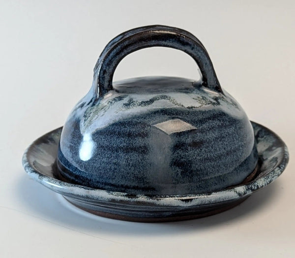 075 - 03 Bell Butter Dishes - Elizabeth's Clay Vision - Painted Door on Main