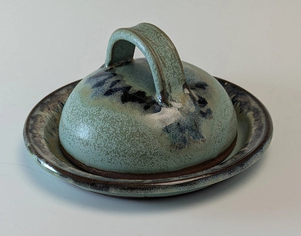 075 - 03 Bell Butter Dishes - Elizabeth's Clay Vision - Painted Door on Main
