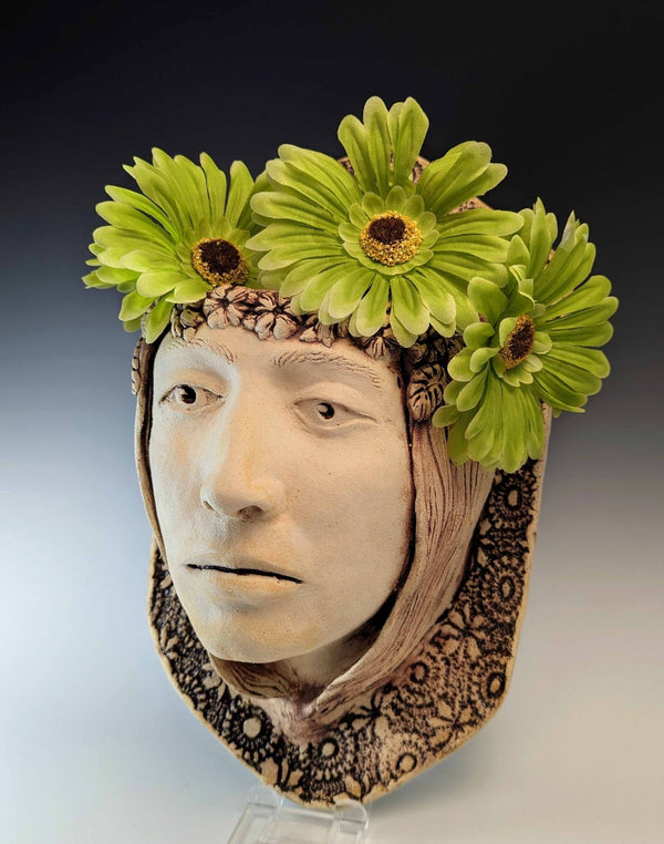 075 - 11 Face Planters - Elizabeth's Clay Vision - Painted Door on Main