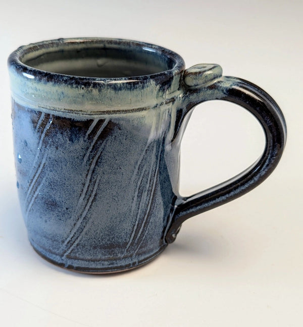 075 - 12 Cups & Mugs - Elizabeth's Clay Vision - Painted Door on Main
