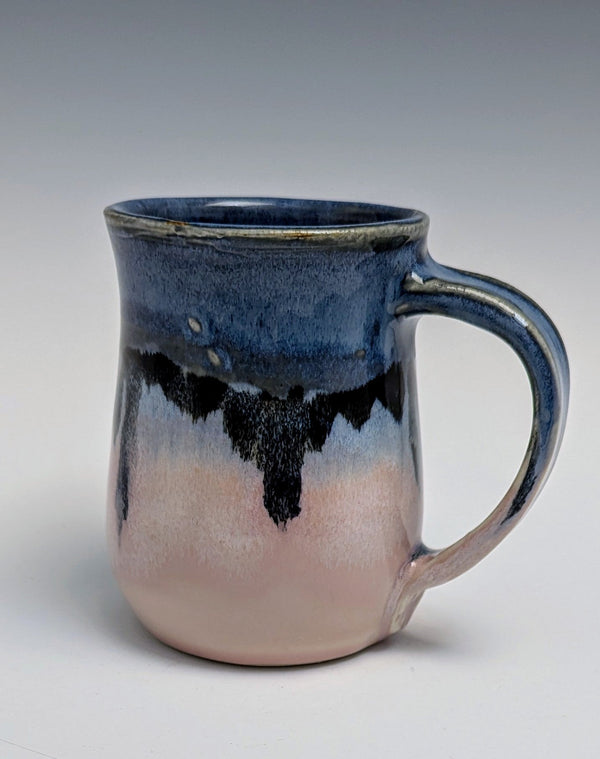 075 - 12 Cups & Mugs - Elizabeth's Clay Vision - Painted Door on Main