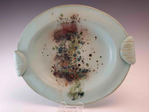 075 - 15 Oval Platters - Elizabeth's Clay Vision - Painted Door on Main