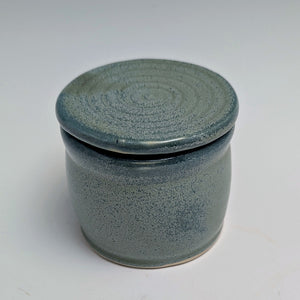075 - 31 French Butter Dish - Elizabeth's Clay Vision - Painted Door on Main