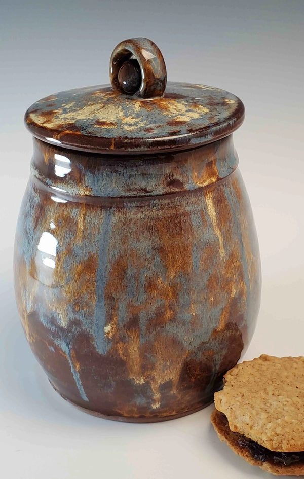 075 - 46 Cookie Jars - Elizabeth's Clay Vision - Painted Door on Main